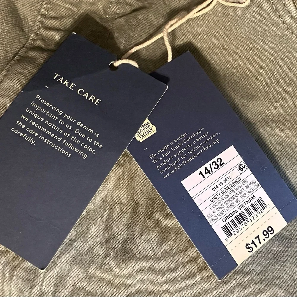 Dusty Olive Shorts-Women’s 14/32 - Picture 5 of 8